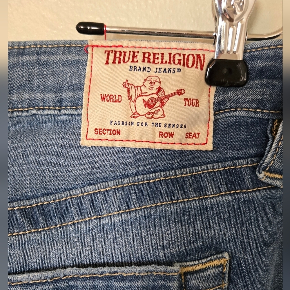 True Religion | Stellams Mid Rise Skinny Jeans Size 28 - Picture 5 of 10
